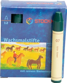Stockmar Wachsstifte, grün, 12er-Pack