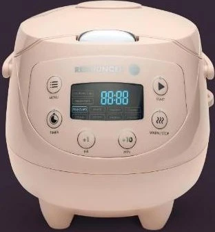 Reishunger Digitaler Mini Reiskocher rosa