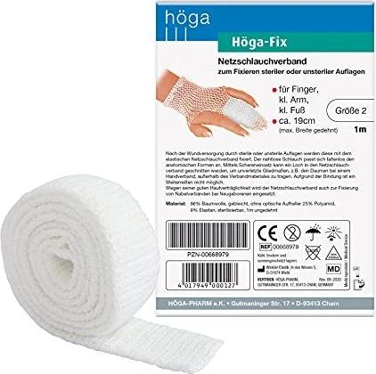 Höga Fix Netzschlauchverband Größe 2, 1m, 1 Stück