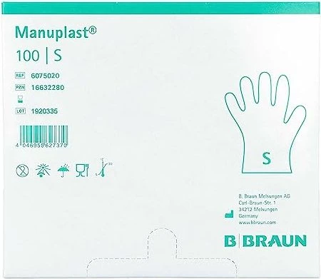 B.Braun Manuplast Einweghandschuhe weiß