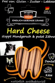 Qchefs Hard Cheese Zahnputzsnack für Hunde, 100g