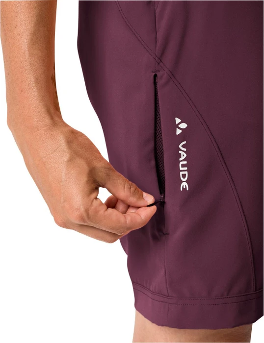 Vaude Ledro Shorts Fahrradhose kurz cassis (Damen)