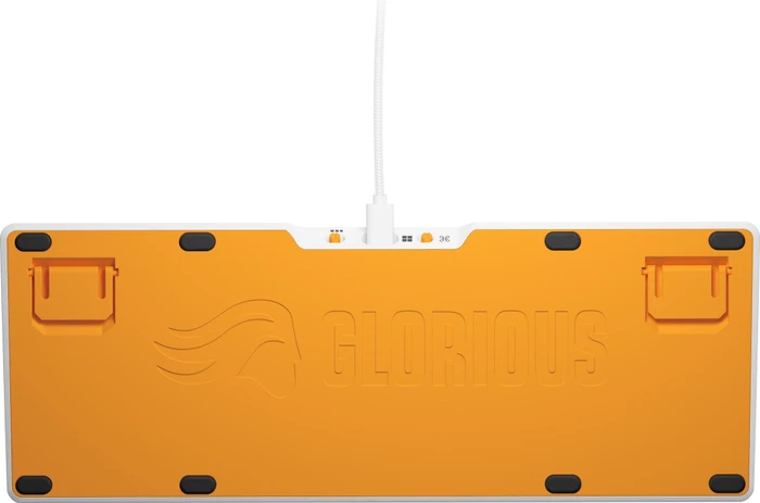 Glorious GMMK 3 HE 65% Pre-built Gaming Keyboard, weiß, LEDs RGB, Glorious Fox HE, USB, US