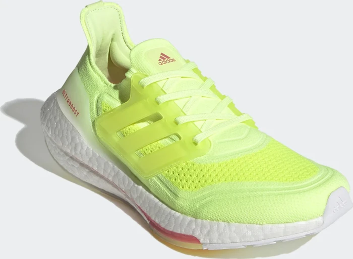 adidas Ultraboost 21 hi-res yellow/cloud white/hazy rose (Damen)