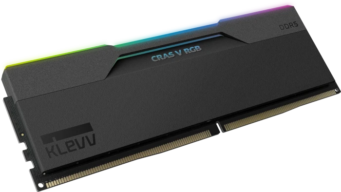 Klevv Cras V RGB Obsidian Black UDIMM 32GB Kit, DDR5-6000, CL30-38-38-78