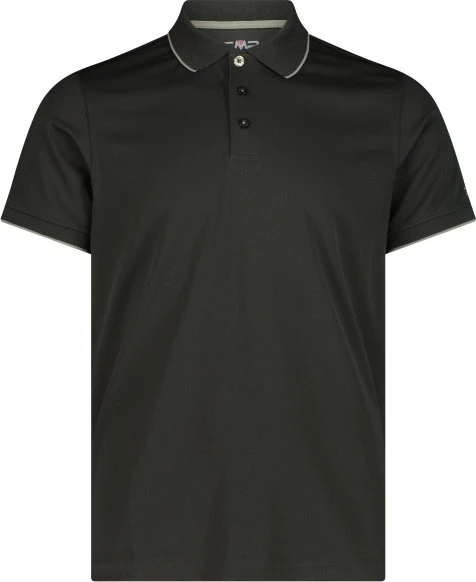 CMP Einfarbiges Pique Poloshirt kurzarm pine (Herren)