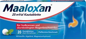 Sanofi-Aventis Maaloxan 25mVal Kautabletten, 20 Stück