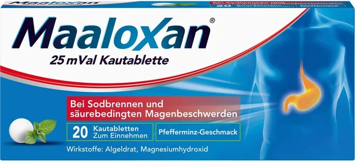 Sanofi-Aventis Maaloxan 25mVal Kautabletten, 20 Stück