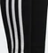 adidas Essentials Aeroready 3-Streifen High-Waisted Hose lang black/white (Junior) Vorschaubild