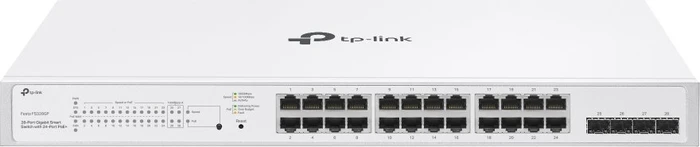TP-Link Festa FS300 Rackmount Gigabit Smart Switch, 24x RJ-45, 4x SFP, 250W PoE+