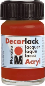 Marabu Decorlack Acryl Acrylfarbe, kirschrot, 15ml