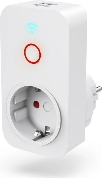 Hama WiFi-Steckdose weiß, 2x USB-A, 2300W, Smart-Steckdose