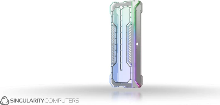 Singularity Computers Spectre 3.0 Integra Elite, Silver, Distro-Plate, Verteilerplatte (SC-S3-INT-ELITE-S) – Bild 2 von 4