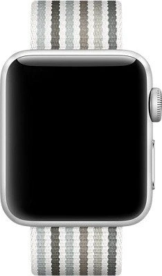 Apple Nylon-Armband gestreift für Apple Watch 38mm grau