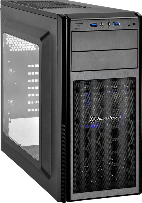 SilverStone Precision PS11, schwarz, Acrylfenster