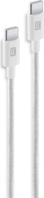 Cellularline Braided Cable USB-C/USB-C 1.5m weiß