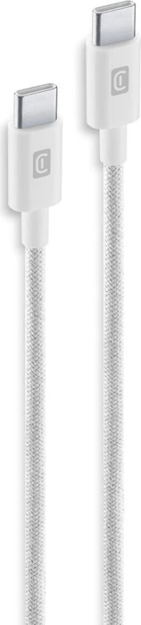 Cellularline Braided Cable USB-C/USB-C 1.5m weiß