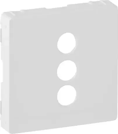 Legrand Valena Life Abdeckung für RCA 3-fach Einsatz, ultraweiß