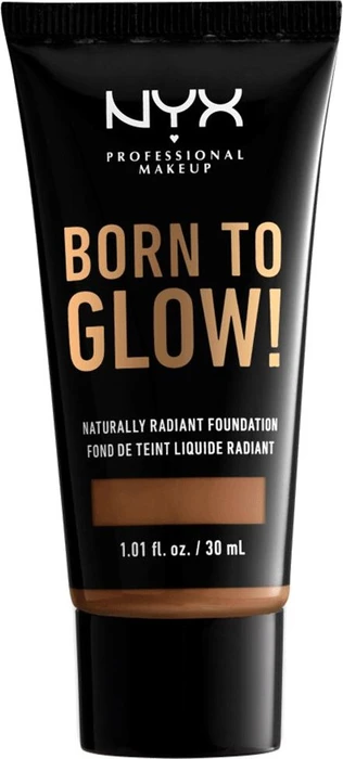 NYX Born To Glow Naturally Radiant Foundation cappuccino, 30ml
