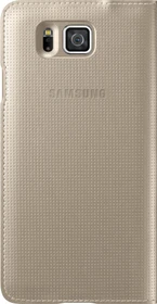 Samsung S-View Cover für Galaxy Alpha silber
