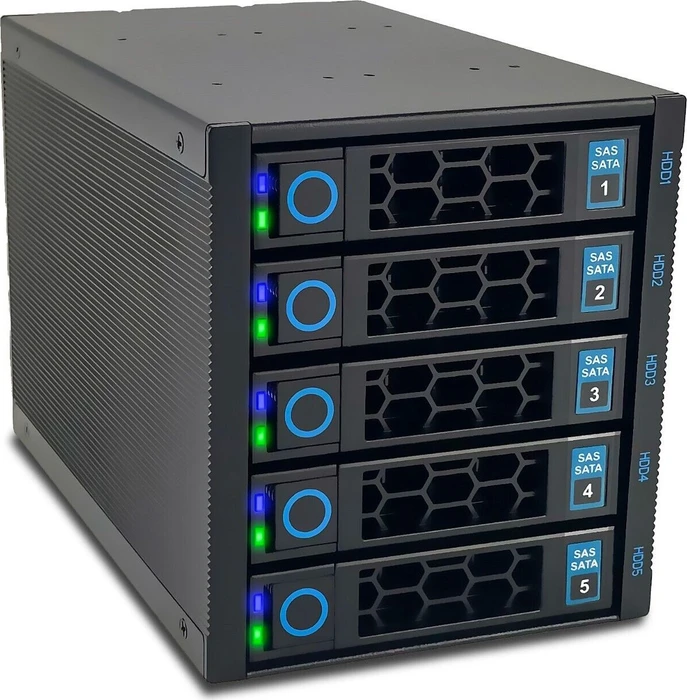 Fantec WR-C3151-6G Backplane, schwarz