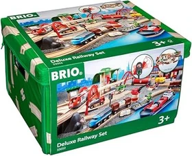 BRIO Straßen & Schienen Bahn Set Deluxe
