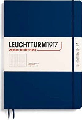 Leuchtturm1917 Classic Master Slim Notizbuch, A4+, punktiert, Hardcover, marine