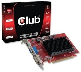 Club 3D Radeon HD 6450 Noiseless Edition, 1GB DDR3, VGA, DVI, HDMI