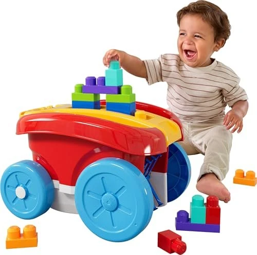 Mattel Mega Bloks Fisher-Price First Builders Kipplaster Klassik mit 20 Bausteinen