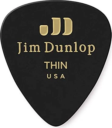 Dunlop Celluloid Black Pick