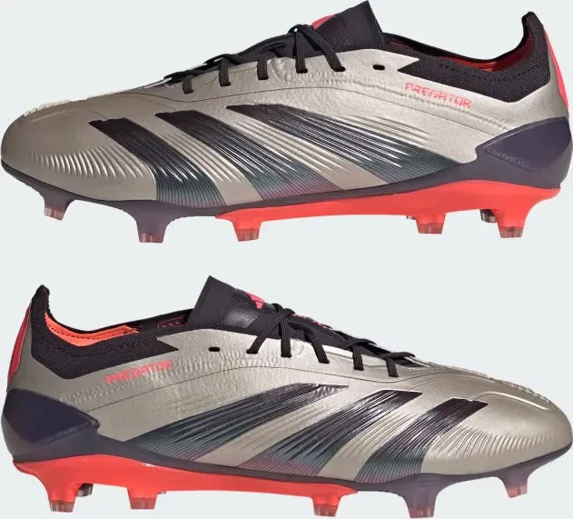 adidas Predator Elite FG platinum metallic/aurora black/carbon