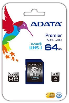 ADATA Premier R30 64GB, UHS-I U1, Class 10