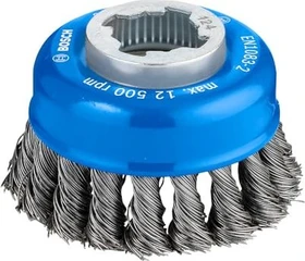 Bosch Professional X-LOCK Heavy for Metal Topfbürste gezopft, 75x22.23mm, 1 Stück