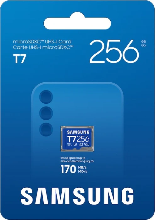 Samsung T7 R170 256GB, UHS-I U3, A2, Class 10