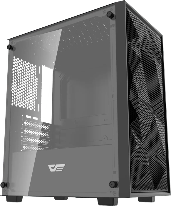 DarkFlash M305 Mesh Black, Glasfenster