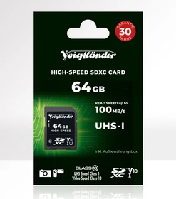 Voigtländer High-Speed R100/W15 64GB, UHS-I U1, Class 10