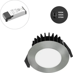 EVN Lichttechnik Solido LED Decken-Einbauleuchte 10W chrom