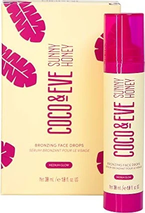 Coco & Eve Sunny Honey Bronzing Face Drops medium tan, 30ml