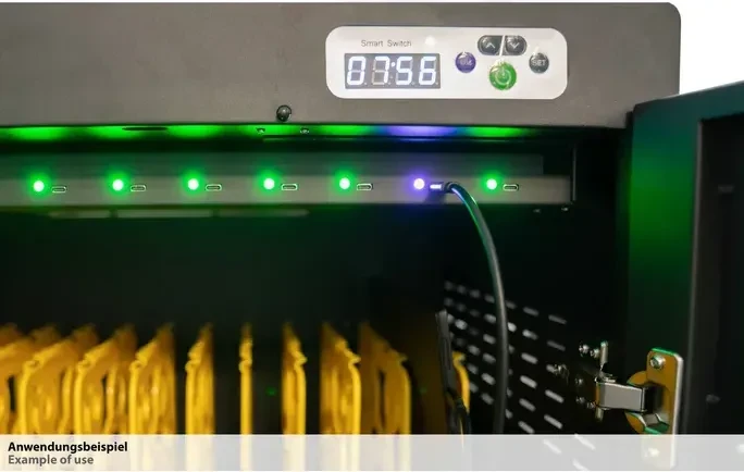 Good Connections Antares Pro N12C Ladeschrank, für 12 Geräte, USB-C 65W pro Port