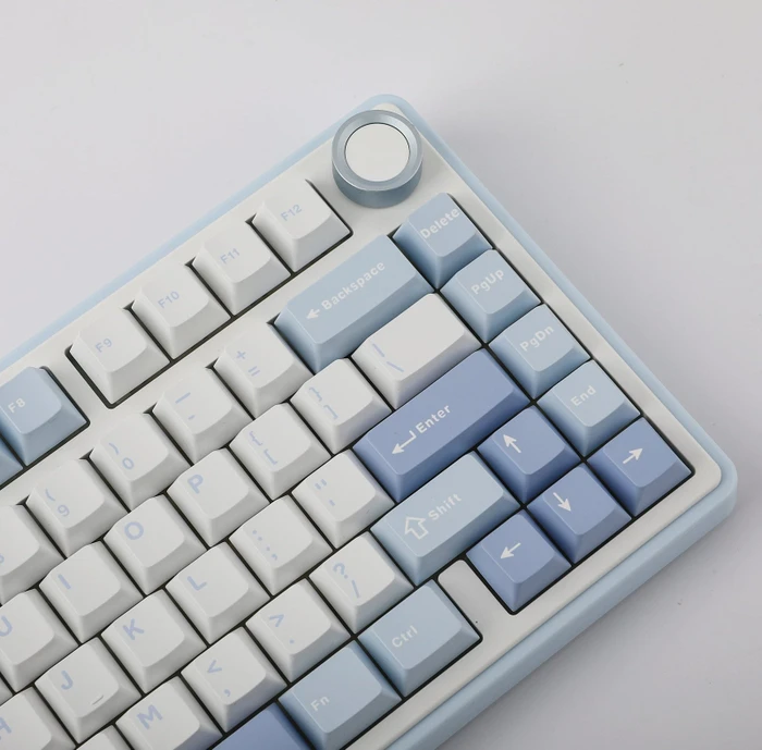 Epomaker x Aula F75, Sea Salt Blue, LEDs RGB, hot-swap, LEOBOG Graywood V3, USB/Bluetooth, US