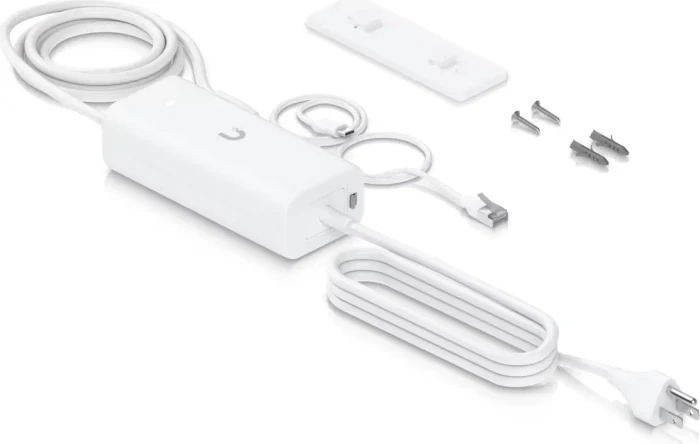 Ubiquiti Wallmount 10G PoE-Injektor, 2x RJ-45, 30W PoE+