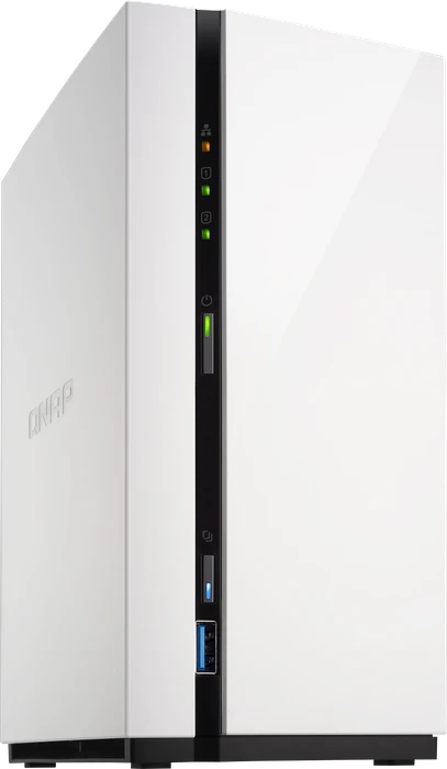 QNAP Turbo Station TS-228A, 1GB RAM, 1x RJ-45 1000Base-T, 1x USB-A 3.0