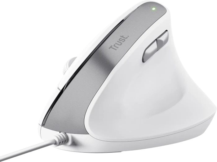Trust Bayo II Ergonomic Mouse weiß, ECO zertifiziert, USB