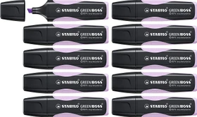 STABILO Green Boss Pastell Schimmer von Lila, 10er-Pack