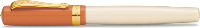 Kaweco Student 70's Soul creme/orange, rechte Hand, mittel