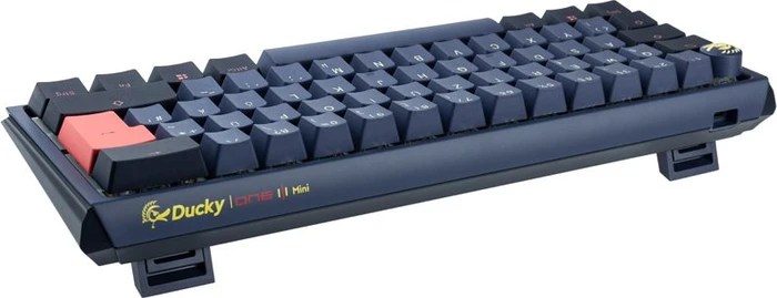 Ducky One 3 Mini, Cosmic Blue, PBT, LEDs RGB, MX RGB ERGO CLEAR, USB, DE