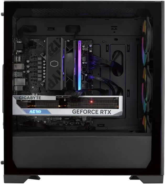 Cooler Master Elite 301 Lite Black, schwarz, Glasfenster