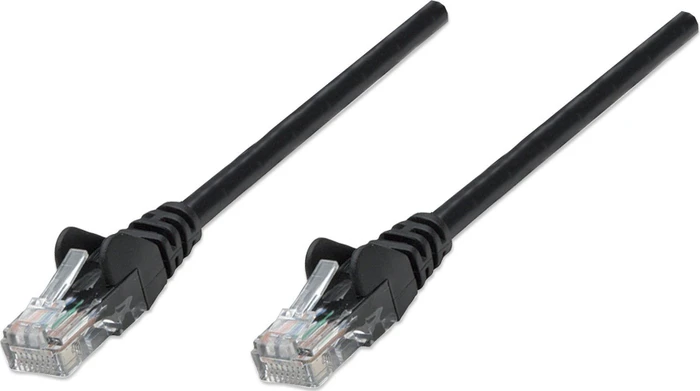 Intellinet Patchkabel, Cat5e, U/UTP, RJ-45/RJ-45, 15m, schwarz