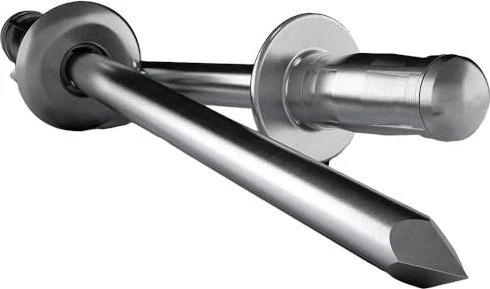 Gesipa Alu/Stahl Flachrundkopf Blindniete 5x12mm, 500 Stück
