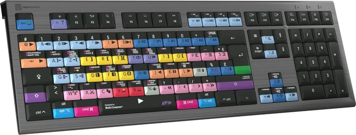 LogicKeyboard Astra 2 Pro Avid Media Composer Mac, USB, FR